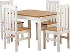 White Oak Effect Stowaway Dining Set