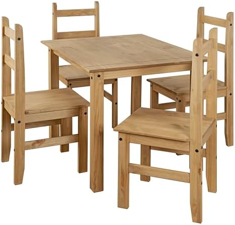 Traditional Corona Pine Four-Seater Dining