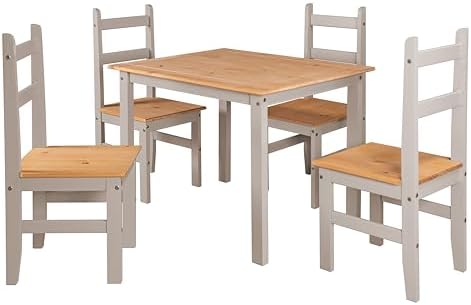 Black Metal Five-Piece Breakfast Bar Set