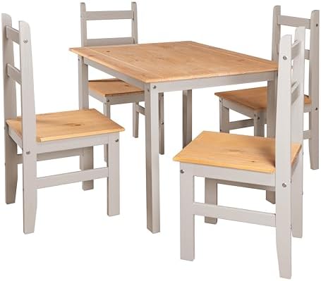 Black Metal Five-Piece Breakfast Bar Set