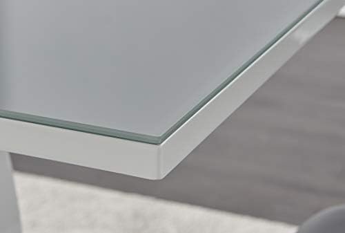 Gloss White Giovani Milan Six-Seater Set